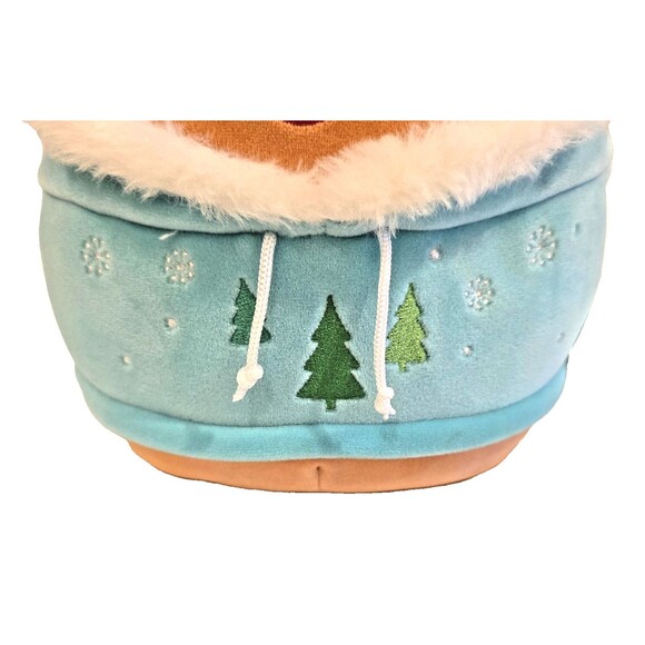 Squishmallows Jordan Gingerbread Plush 8" Holiday 2024 Blue Hoodie Tree Tag NWT - Picture 2 of 9